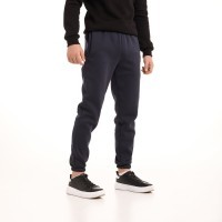 Чоловічі штани джогери з кишенями темно-сині Pobedov 007 ЗИМА