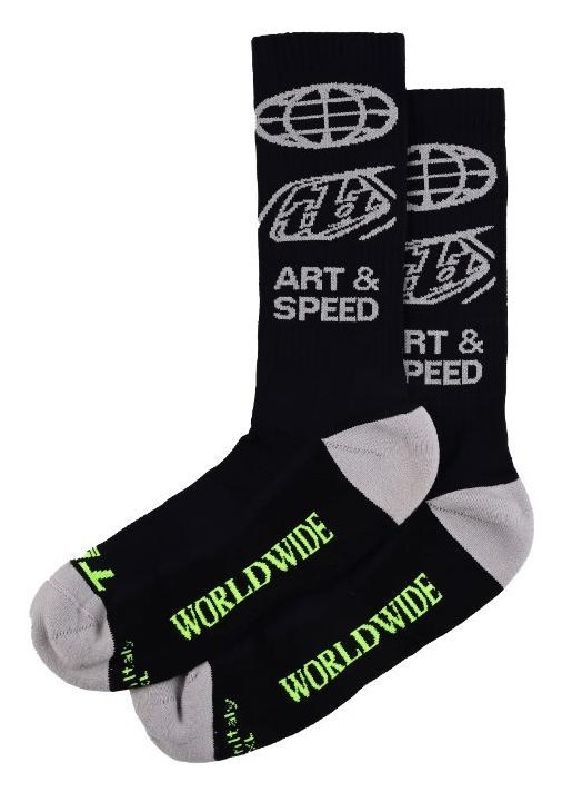 Шкарпетки TLD MENS PERFORMANCE SOCKS; WORLDWIDE [BLACK] L/XL OBOD_853148004