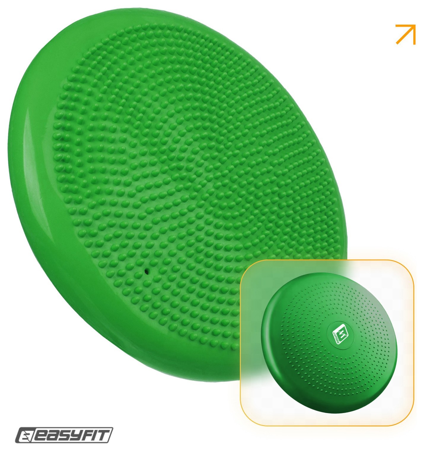 Балансировочная массажная подушка EasyFit Зеленый EFIT_EF-1840-GN