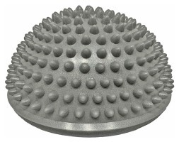 Полусфера массажная киндербол EasyFit 16 см мягкая серая