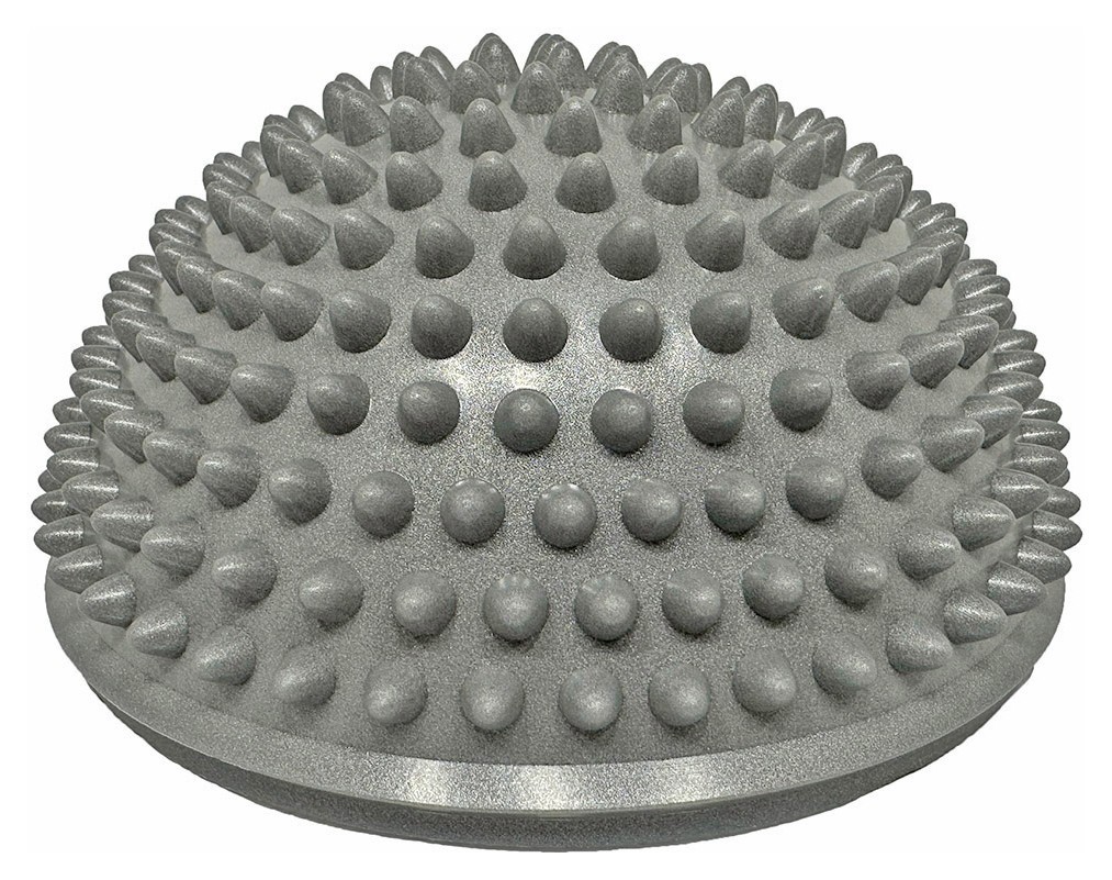 Полусфера массажная киндербол EasyFit 16 см мягкая серая EFIT_EF-3001-GY