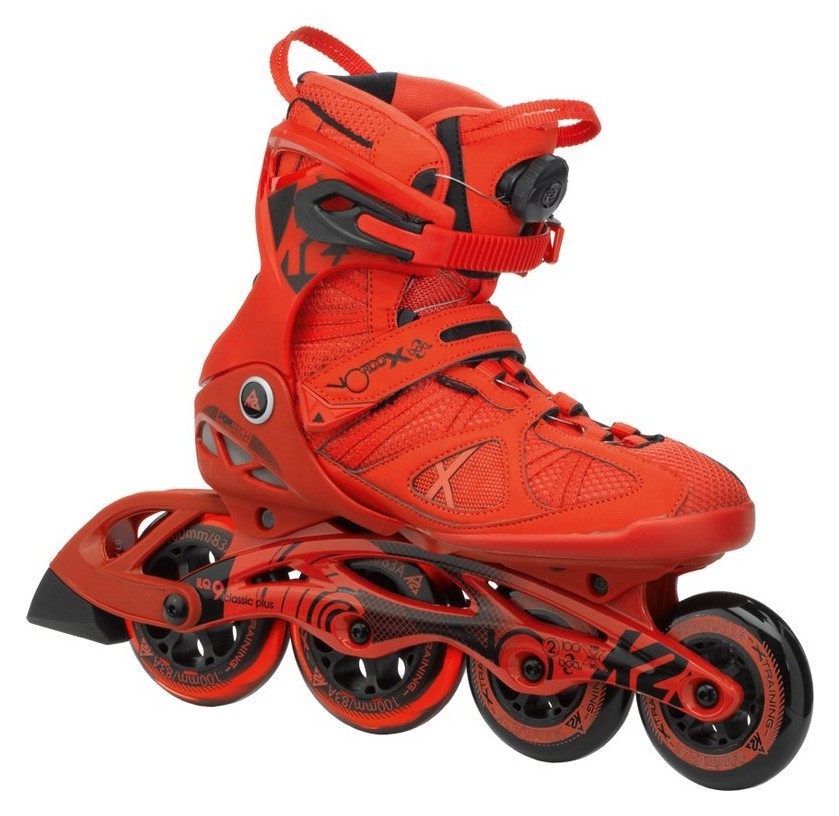 Роликові коньки для дорослих K2 VO2 100 X BOA M 44 (10.5US) 285мм Red/black (3050006) RCH_22655