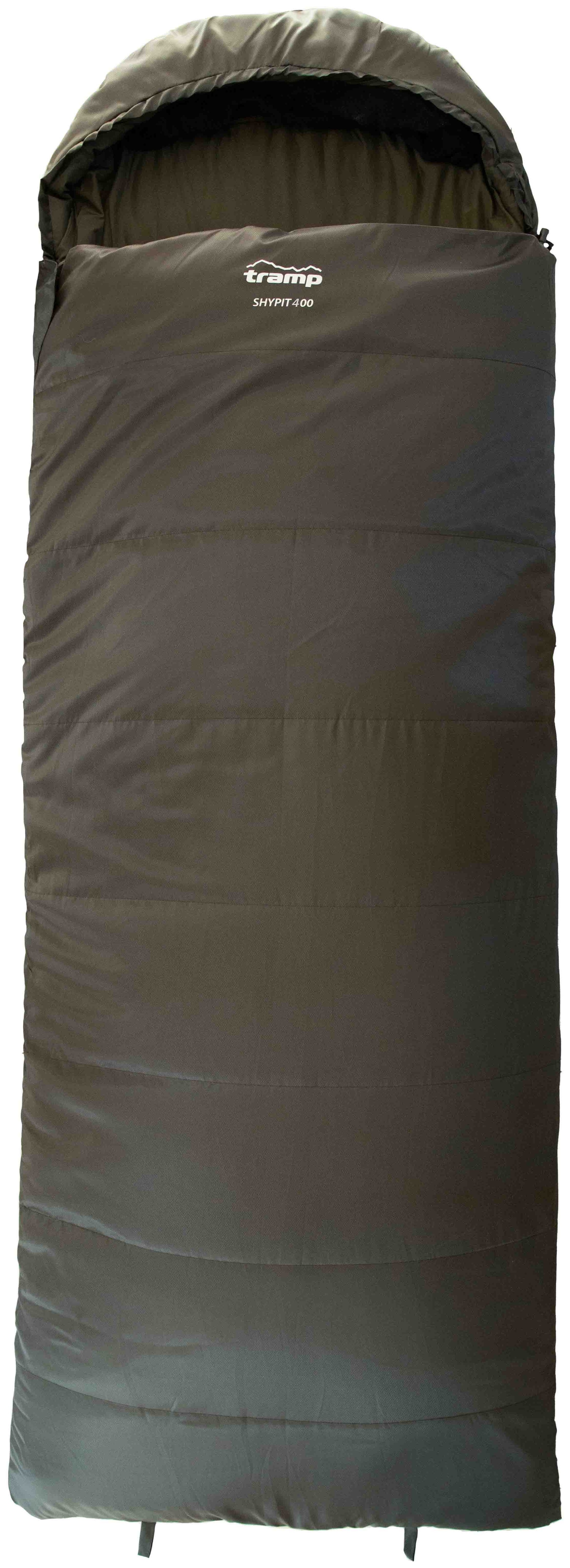 Спальный мешок Tramp Shypit 400 с капюшом правый olive 220/80 UTRS-060R UTRS-060R-R