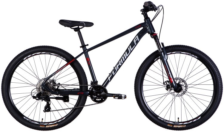 Велосипед AL 27.5" Formula THOR DD CS рама-16" темно-серый с серебристым 2025 OPS-FR-27.5-264