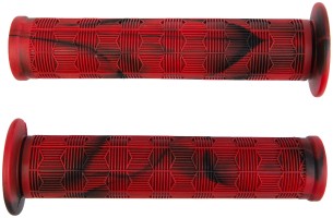 Грипсы 138мм BC-GR6407 для BMX красный с черным.