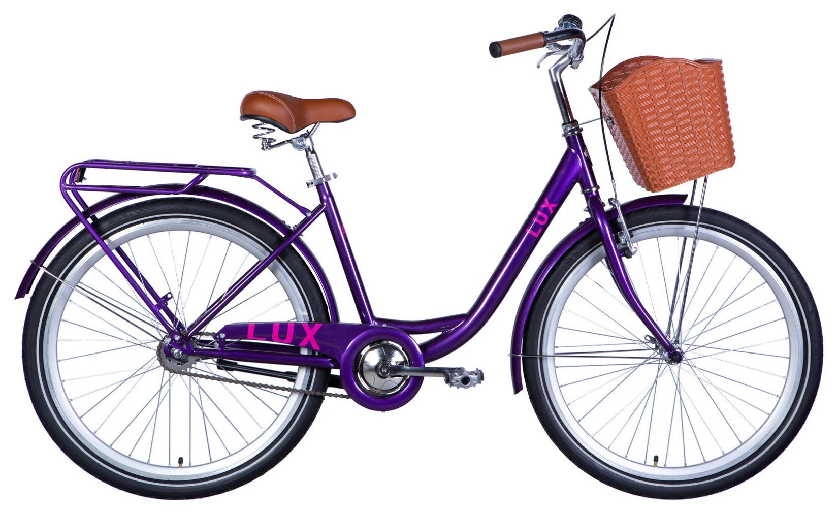 Велосипед ST 26" Dorozhnik LUX Velosteel рама-17" сливовый 2026 OPS-D-26-363