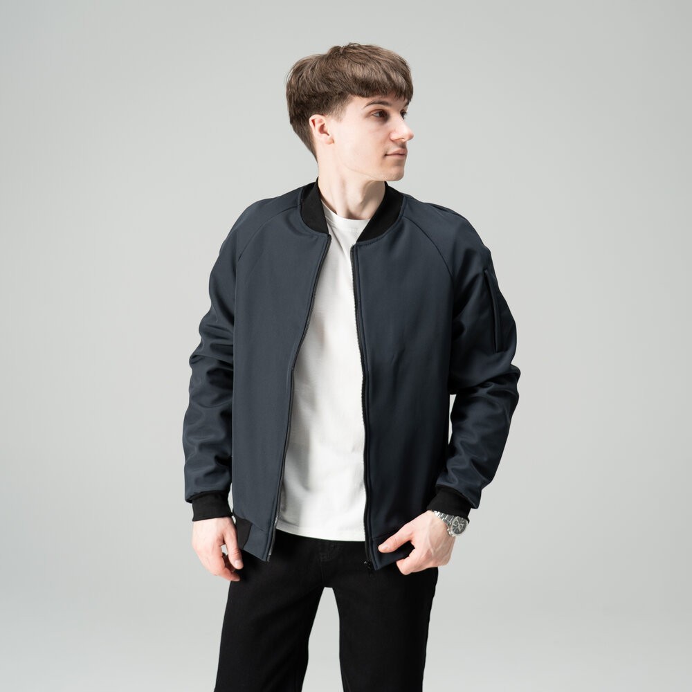 Бомбер Pobedov Thunder Темно-синій XL OWbb3 167XLdb POB_00000009209