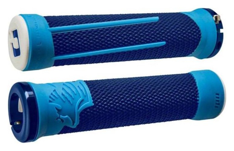 Гріпси ODI AG-2 Blue/Lt blue w/ Blue clamps (сині з синіми замками) OBOD_D35A2UL-U