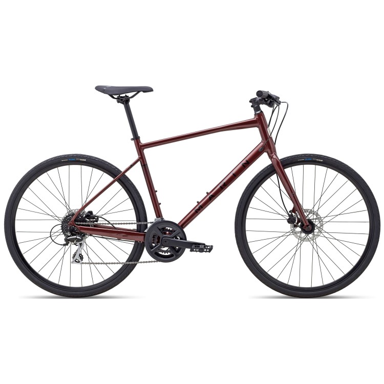 Велосипед 28" Marin FAIRFAX 2 рама - XL 2022 MAROON/BLACK SKD-50-45