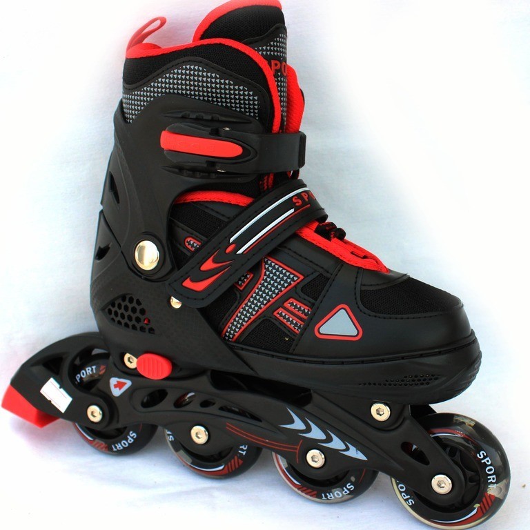 Ролики раздвижные (р39-42) (мод0014) Bavar Sport (малиновый) BVR_3433001