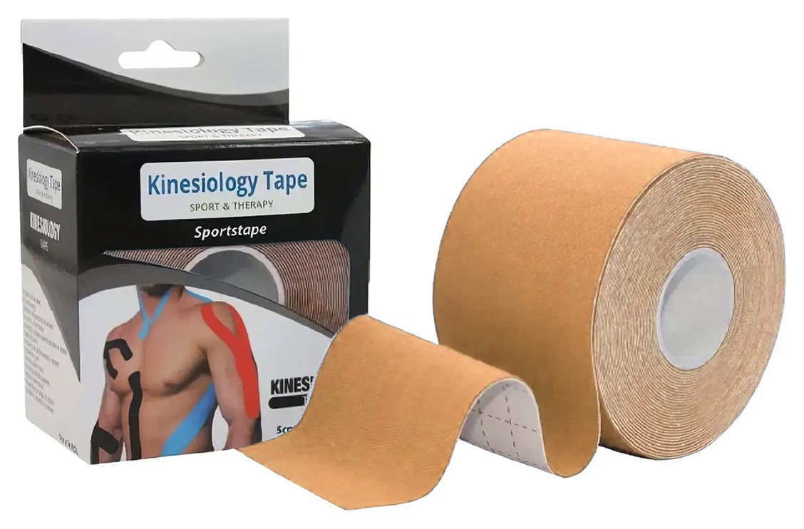 Кинезиологический тейп EasyFit Kinesio бежевый EFIT_EF-2080-SN