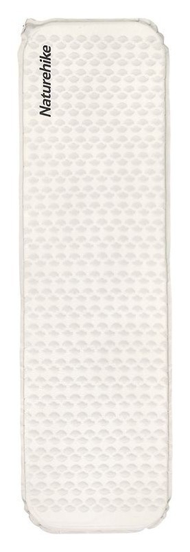 Матрас надувной туристический одноместный Naturehike CNK2300DZ013, 185x55x3.5 см, светло-серый, прямоугольный. FNR_6976023926976