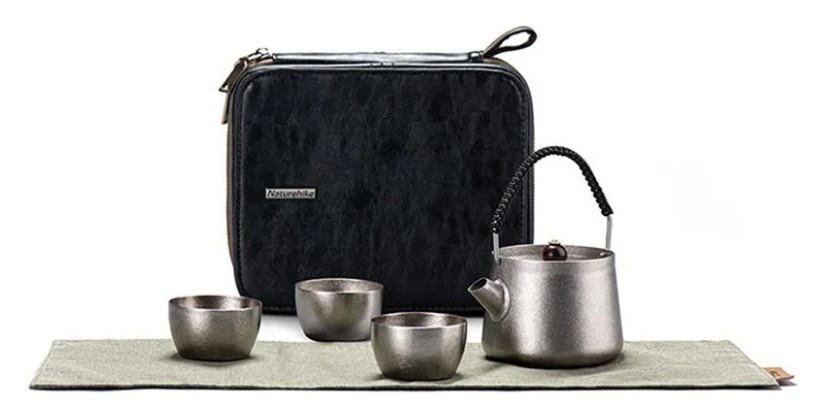 Набір чайний Naturehike NH20CJ007, титан FNR_6927595749630