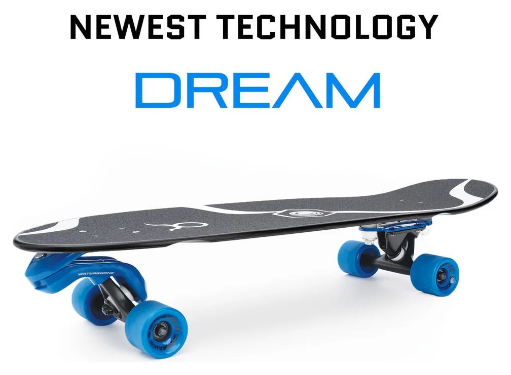 WaterBorne DREAM TAURUS Widebody Surf Skate 32" серфскейт - Black Bamboo FRD.047853