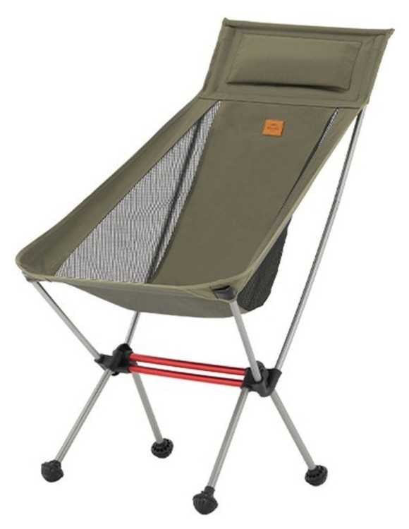 Стілець складаний ультралегкий Naturehike CNK2350JJ018 Stellaluna L02, алюміній, оливковий FNR_6976507669436