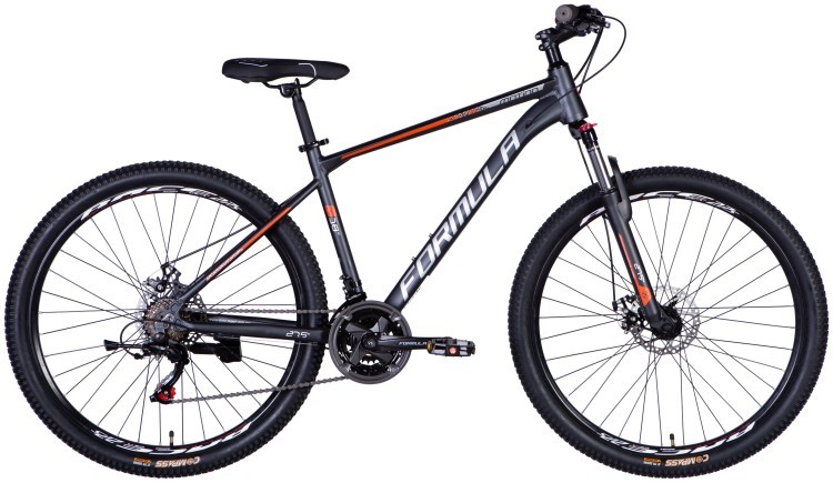 Велосипед AL 27.5" Formula MOTION DD FR рама-18" серо-серебристый (матовый) 2025 OPS-FR-27.5-256