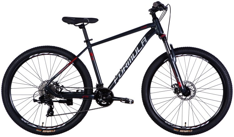 Велосипед AL 27.5" Formula THOR DD CS рама-18" темно-серый с серебристым 2025 OPS-FR-27.5-270