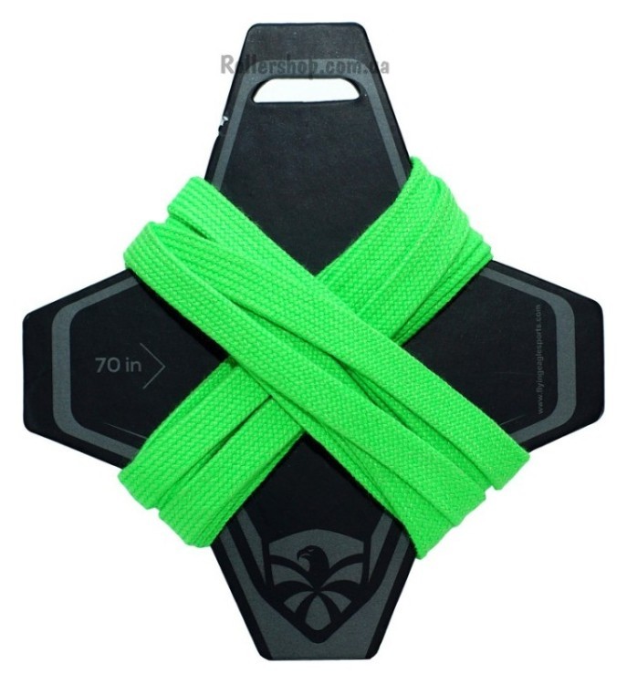 Шнурки для роликов Flying Eagle зеленые ROL_7641