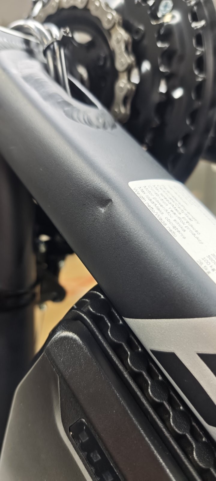 Велосипед уцененный с электроприводом 29" AL Formula eMOTION PLUS DD FR рама-19" 48B 15А*ч 500Вт серо-серебристый (матовый) 2026 STK-FR-29-270