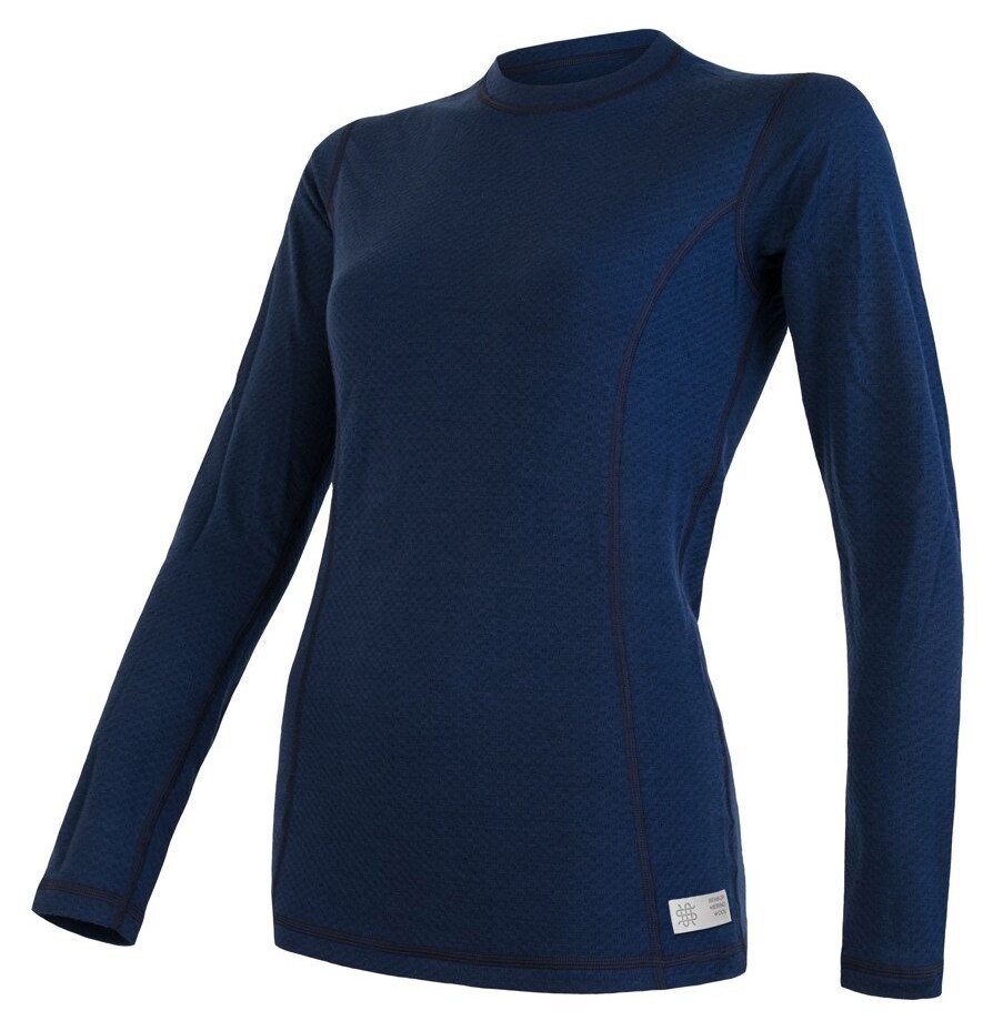 Термофутболка жіноча Sensor Merino DF LS deepblue 19200033, SW11M-deep-blue-S SW11M-deep-blue-S