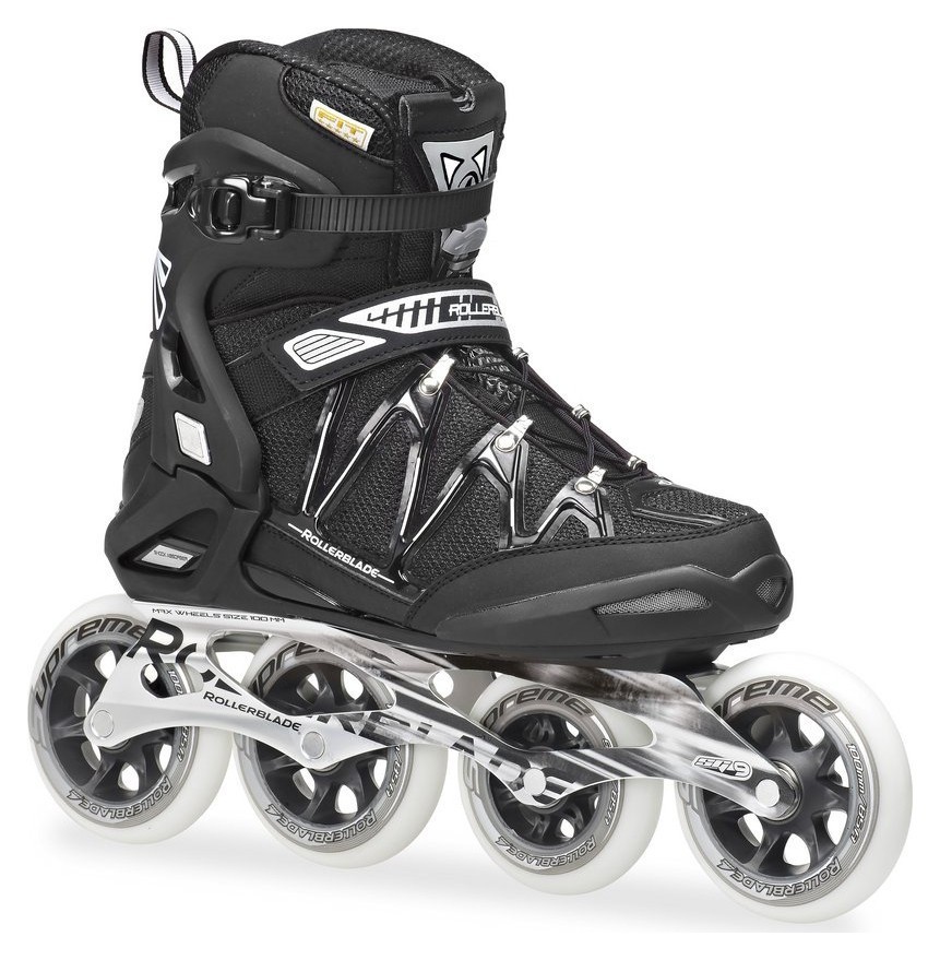 Роликовые коньки для взрослых Rollerblade IGNITER 100 M 40.5 (8US) 260мм Black/silver (07310000 816) RCH_10942