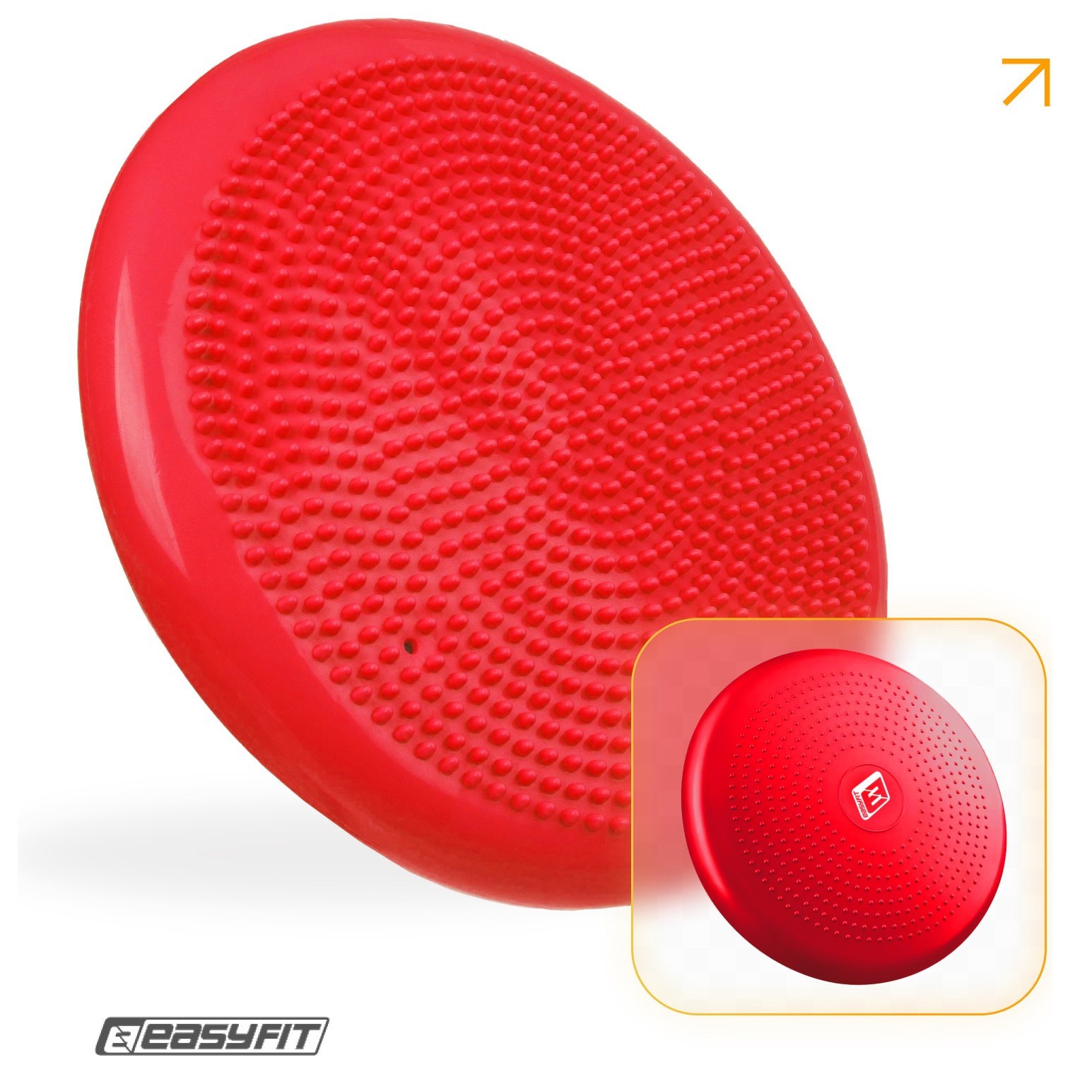 Балансировочная массажная подушка EasyFit Красный EFIT_EF-1840-R