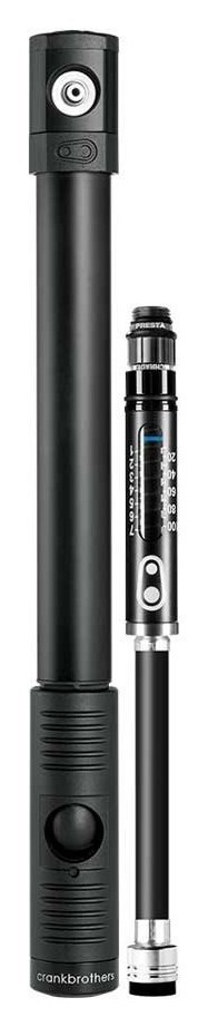 Насос для велосипеда Crankbrothers KLIC HP GAUGE Midnight (16263) RCH_19076