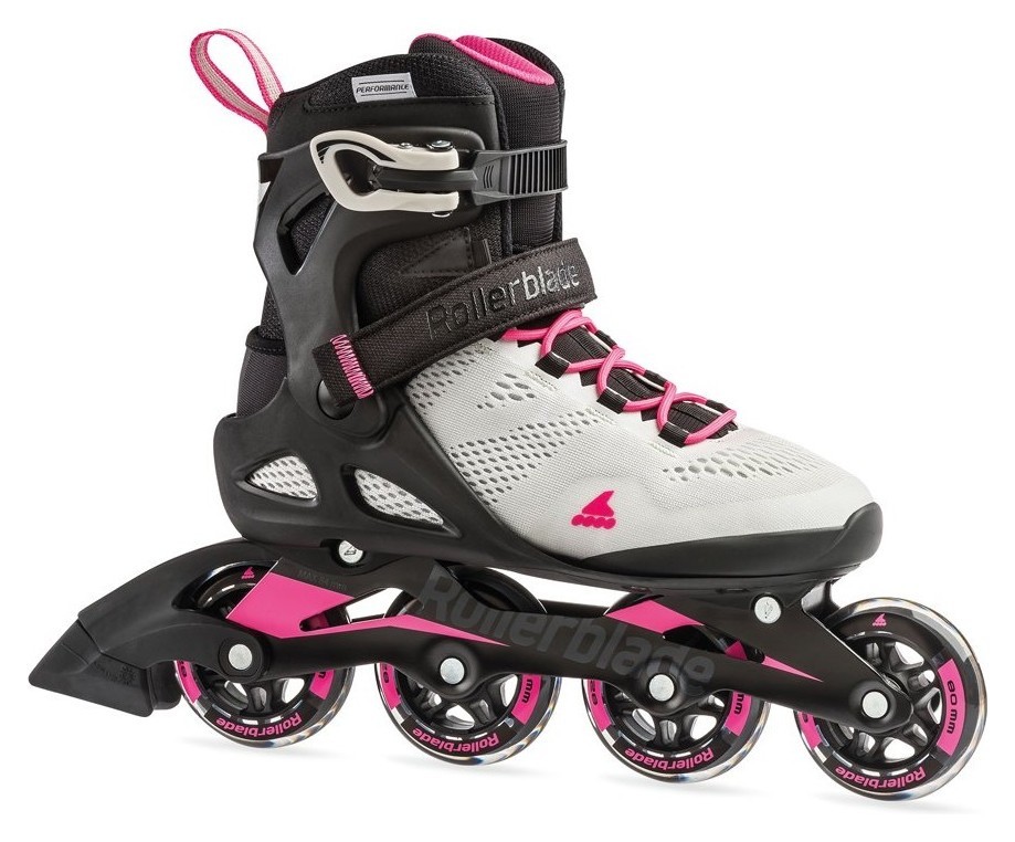 Роликові коньки для дорослих Rollerblade MACROBLADE 80 W 36.5 (6US) 230мм Cool grey/candy pink (7955300500) RCH_18680