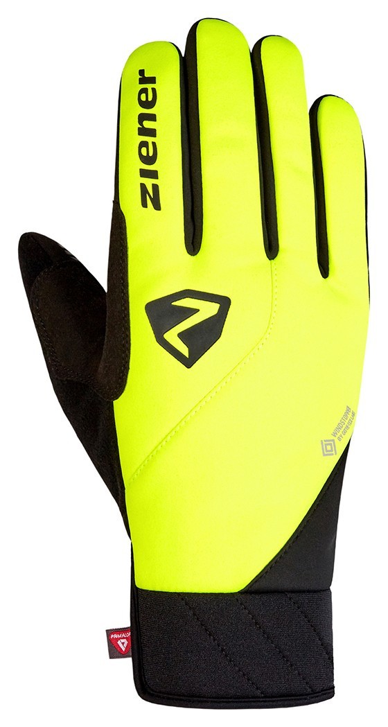 Ziener велоперчатки Donni poison yellow 10 117022-737-10