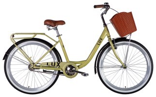 Велосипед ST 26" Dorozhnik LUX Velosteel рама-17" блідо-зелений 2025