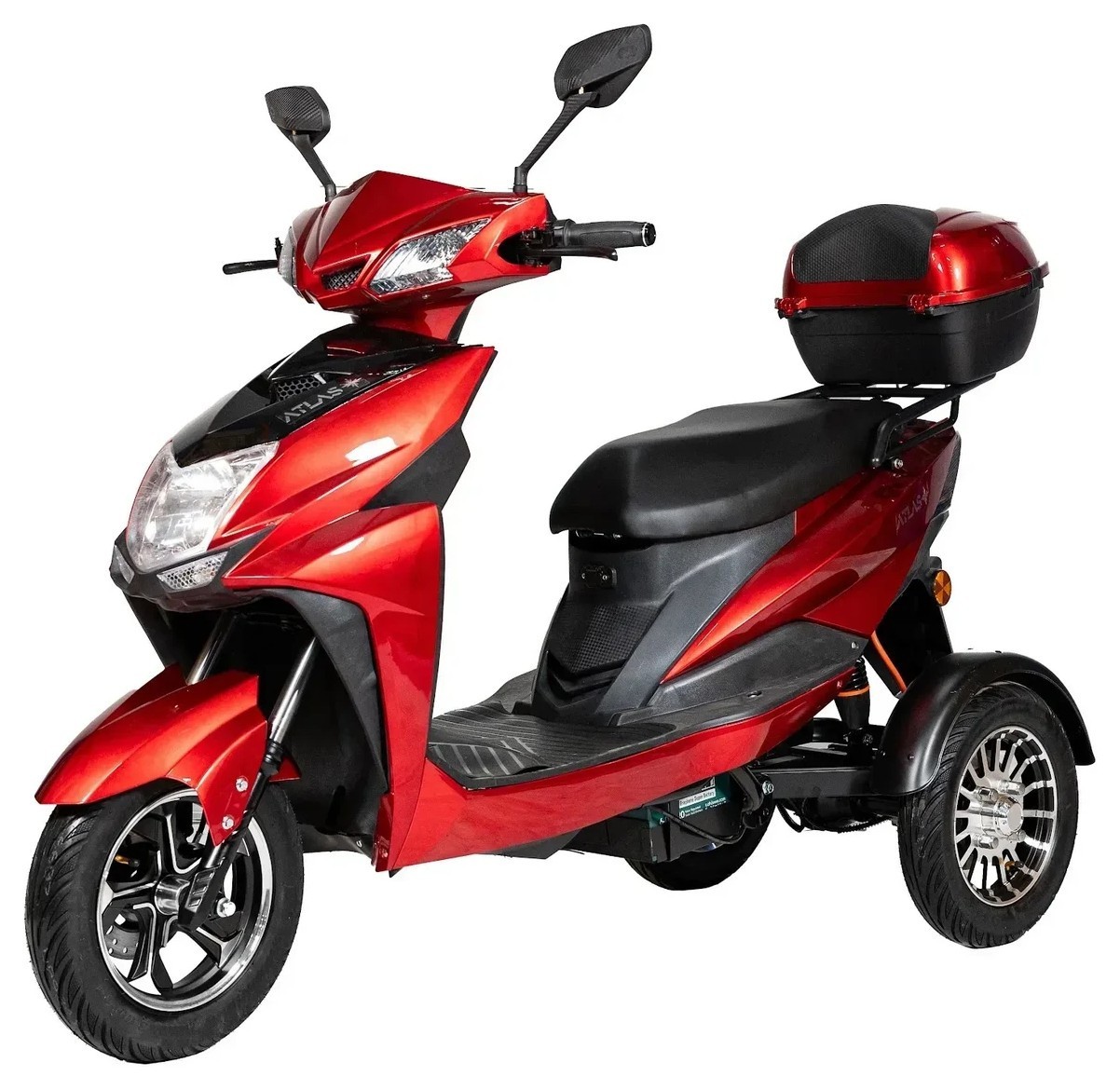 Электроскутер ATLAS Falcon Trike Box 1500W Red TOK_4012