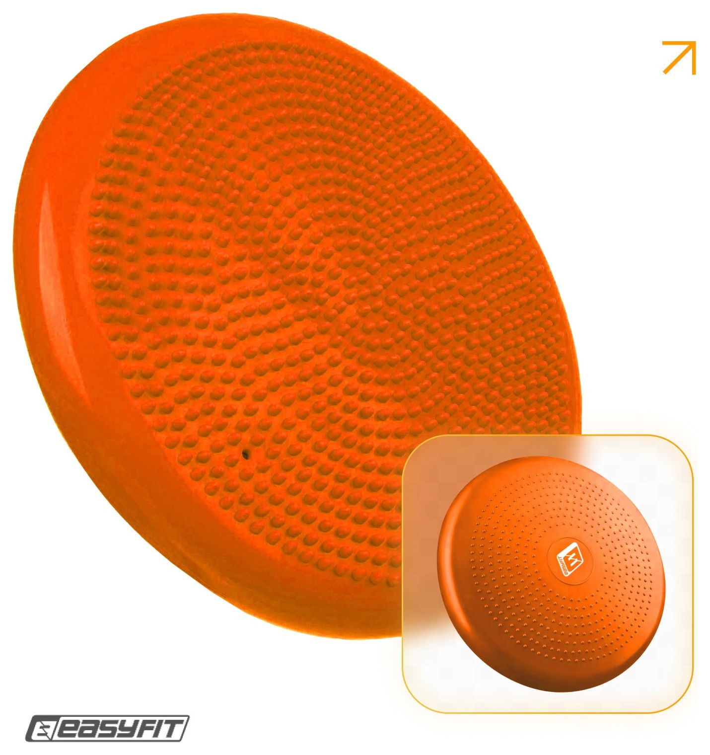 Балансировочная массажная подушка EasyFit Оранжевый EFIT_EF-1840-OR