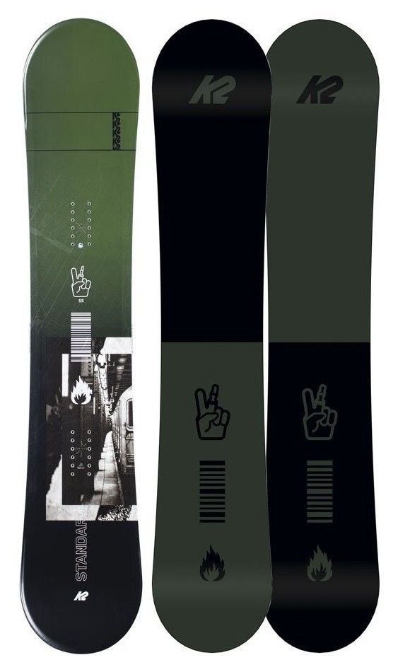 Сноуборд K2 STANDARD 155 Black/khaki/grey (11E0010.1) O RCH_20316
