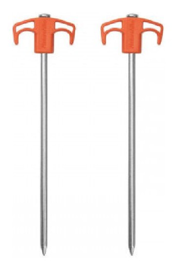 Кілки металеві Naturehike NH21YW133, 25 см, помаранчеві 2 шт. FNR_6927595782682