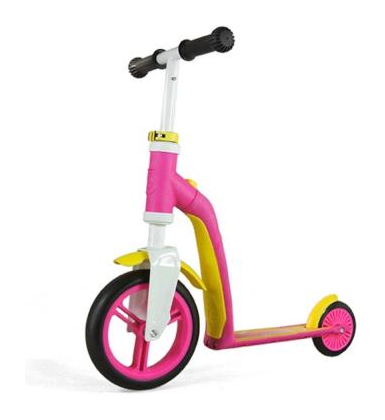 Самокат Scoot and Ride серии Highwaybaby розовый/желтый, до 3 лет/20кг DWT_SR-216271-PINK-YELLOW