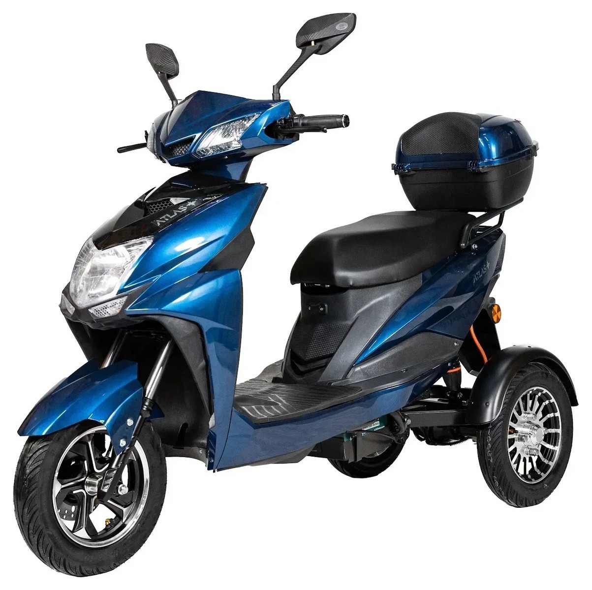 Электроскутер ATLAS Falcon Trike Box 1500W Cyan Blue TOK_4013