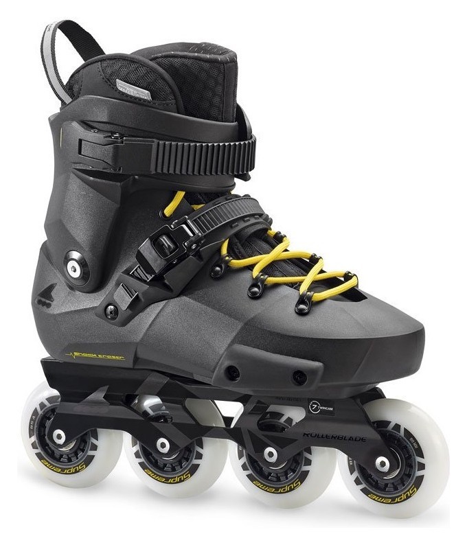 Роликові коньки для дорослих Rollerblade TWISTER EDGE W 38 (7US) 240мм Black/yellow (7847500800) RCH_18676