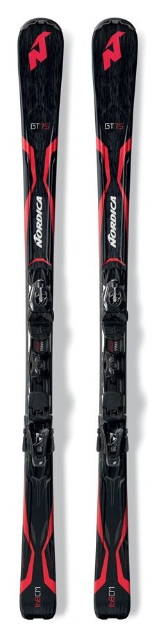 Ліжі гірські (комплект) Nordica GT 75 EVO+N ADV 152см Black/red (0A6058Q2+0C4040Q2) RCH_16328