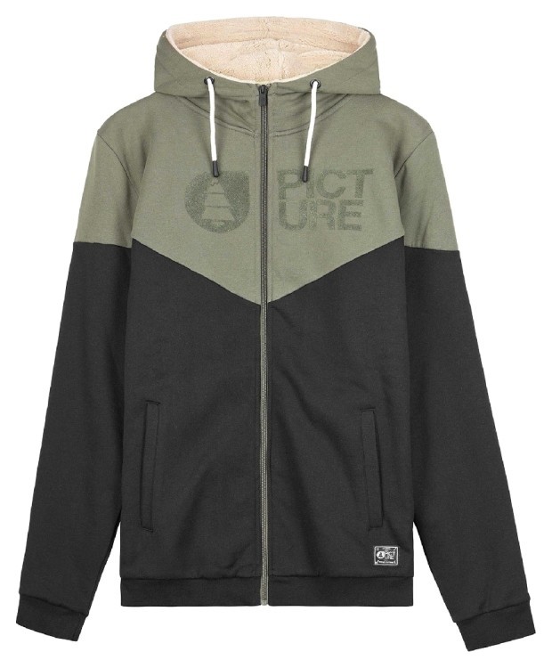 Толстовка женская Picture Organic Basement Plush Hoody dusty olive MSW316A-L