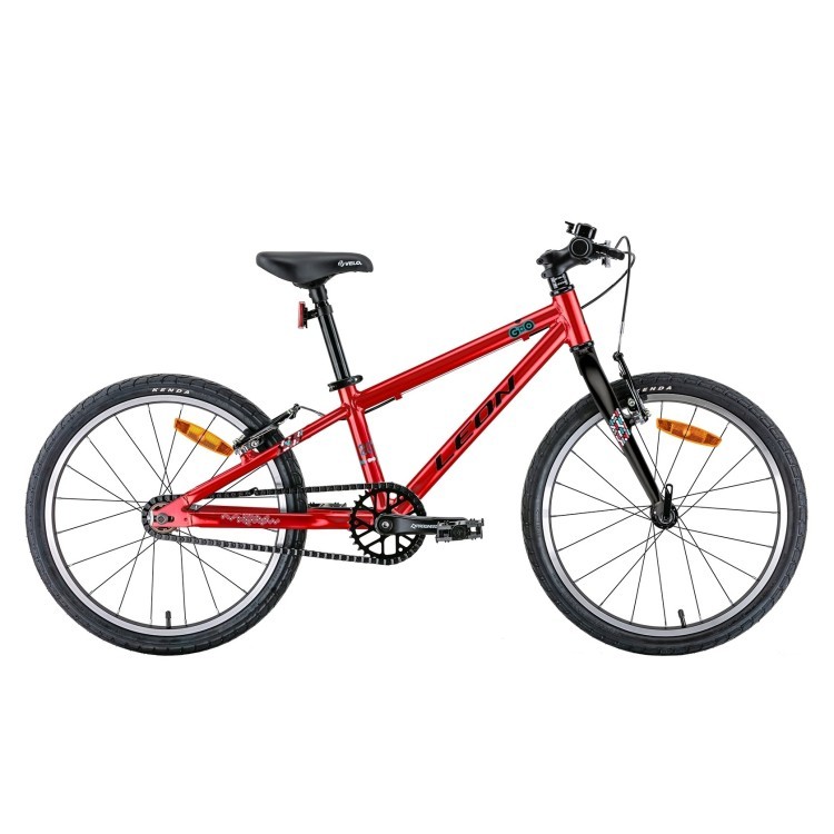 Велосипед 20" Leon GO Vbr 2022 (червоний з чорним) OPS-LN-20-007