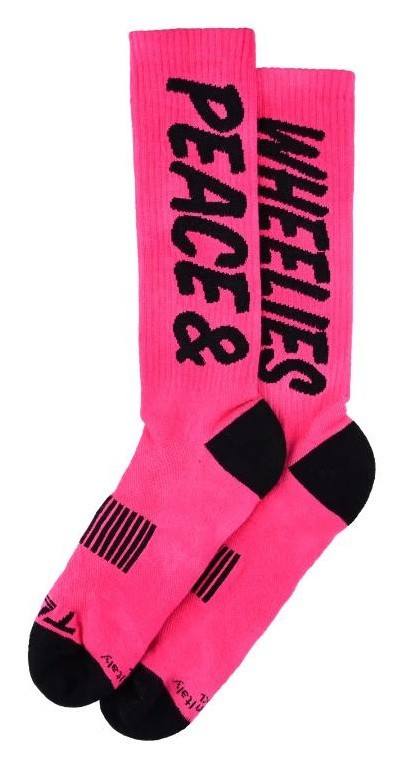 Носки TLD MENS PERFORMANCE SOCKS; PEACE & WHEELIES [FUSCIA] L/XL OBOD_853725004