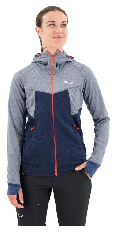 Флисовая кофта Salewa Puez Hybrid Polarlite Full-Zip Wms 013.002.6503