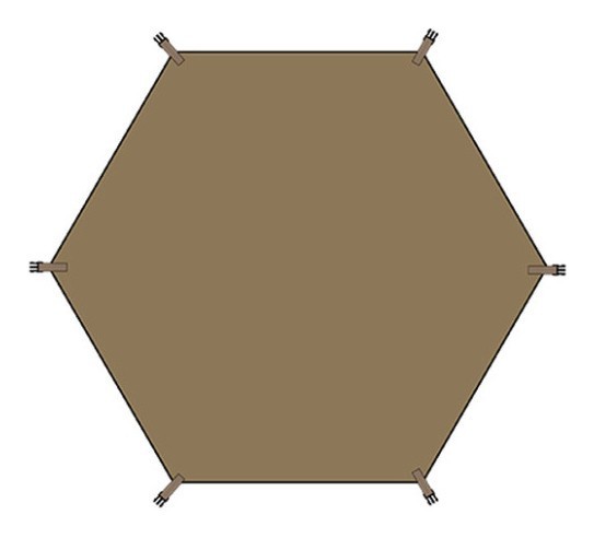 Пол для тента Naturehike CNK230WS014, коричневый FNR_6927595794470