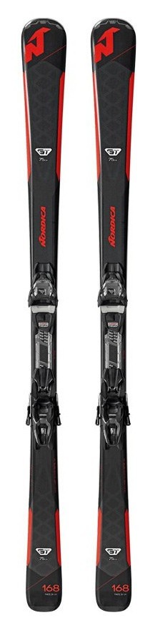 Ліжі гірські (комплект) Nordica GT 75+TP CMP10 FDT 156см Black/red (0A8050+0C8020SA) RCH_16325
