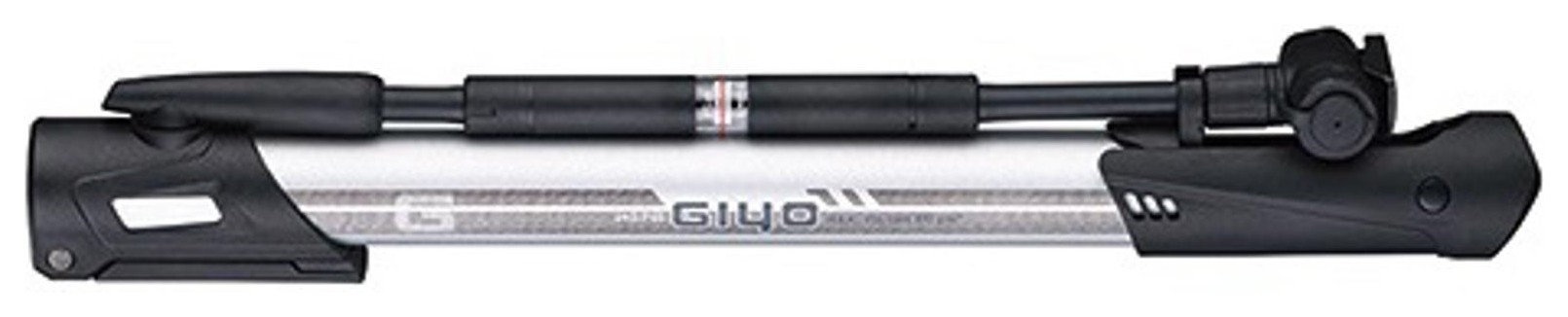 Насос мини напольный GIYO GM-641 Алюминий в пластике серый 140psi с манометром AV/FV AM (брендированная упаковка) PUM-049