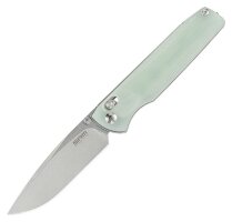 Ніж складаний SRM Terrier 258L-GC, напівпрозорий зелений