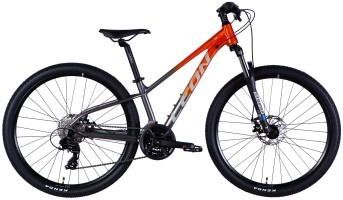 Велосипед AL 27,5" Leon XC 105 DD CS рама-13" помаранчевий зі сріблястим 2025
