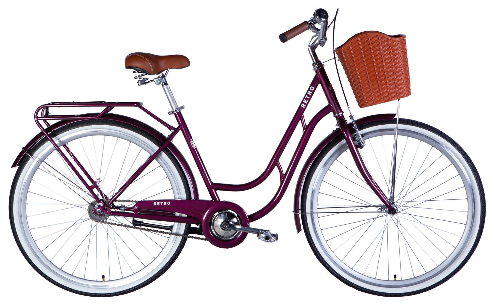 Велосипед ST 28" Dorozhnik RETRO Velosteel рама-19" малиновий 2026 OPS-D-28-547