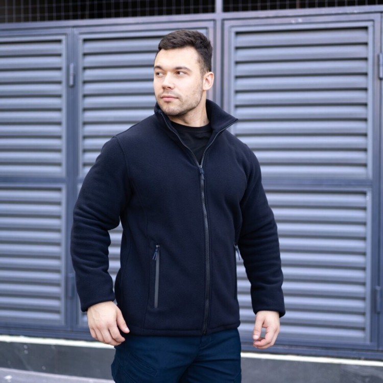 Толстовка флісова Pobedov Voin Темно-синій S BLto2 540Sdb POB_00000008339