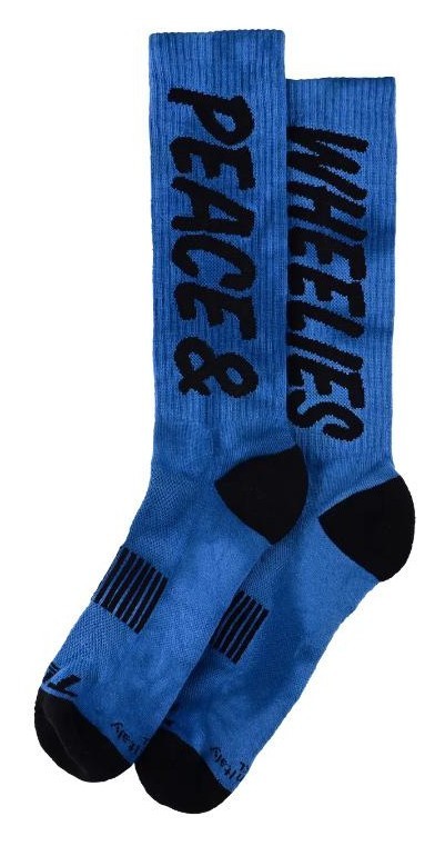 Носки TLD MENS PERFORMANCE SOCKS; PEACE & WHEELIES [COBALT] L/XL OBOD_853725024